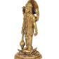 Brass Vishnu Four Armed Standing Vishnu Statue,for Home Decor Pooja Mandir (Height 9 Inch)