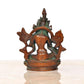 Brass Tara Devi Statue - for Worship, Meditation Spaces, for Home Decor and Office, or as a Thoughtful Spiritual Gift. (Height 4 Inch)