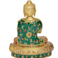 Brass Buddha Statue - Handcrafted Spiritual Decor for Home and Office - Buddha Idol (Height 9.5 Inch)