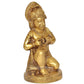 Brass Hanuman JI Sitting Statue Idol Sculpture Statue for Home Decor Pooja Mandir (Height: 8 Inch)