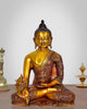 Brass Buddha Statue Handcrafted Spiritual Decor - Meditating Buddha Idol for Home Decor and Office (Height 10 Inch)