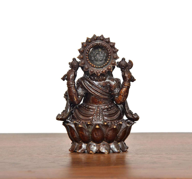 Bronze Lord Ganesha Idol (Height: 2.5 Inch)