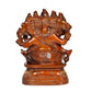 Brass Panchmukhi Ganesha Ganesh Idol Staue Murti for Home Decor Ofice,Temple, Mandir Pooja (Height : 8 Inch)