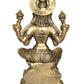 Brass Lakshmi Idol Laxmi Goddess Lakshmi Sitting Statue for The Puja Temple at Home Decor Office (Height: 30 Inch)