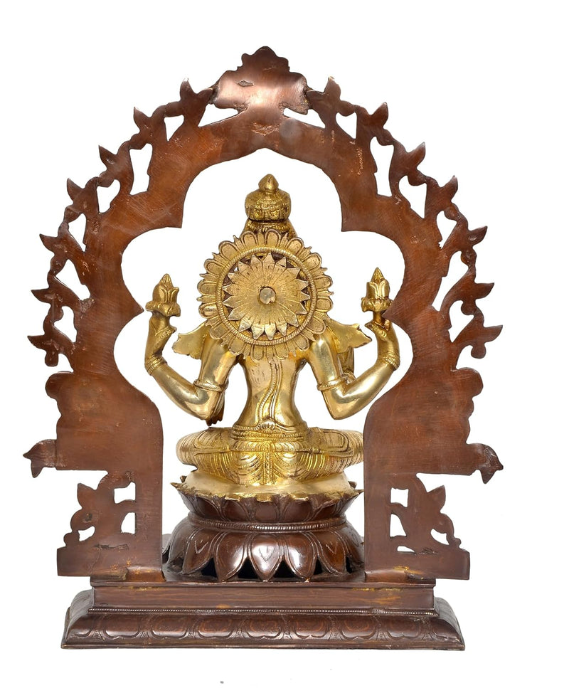 Brass Lakshmi Idol (Height: 16 Inch)
