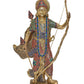 Brass Lord Rama Statue with Stonework Ram ji with Dhanush Idol Statue for Home Decor Pooja Mandir (Height 24 inch)