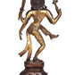 Brass Lord Ardhnareshwar Idol Standing Ardhnareshwar Figurine Sculpture for Home Office Temple Gift Item Showpiece Multicolour Height 12.5 Inches