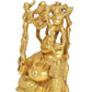 Brass The Laughing Buddha for Home Decor Decoration(Height: 8 Inch)