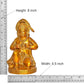 Brass Hanuman JI Sitting Statue Idol Sculpture Statue for Home Decor Pooja Mandir Temple (Height: 8 Inch)