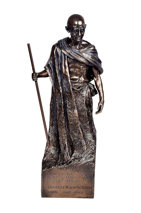 Resin Standing Gandhi Showpiece (Height: 11.5 Inch) Entryway Setting