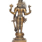 Brass Vishnu Four Armed Standing Vishnu Statue,for Home Decor and Pooja Mandir Temple (Height 21.5 Inch)