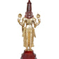 Brass Lord Tirupati Bala Ji Idol Statue Home Temple Office Figurine Showpiece Multicolour (Height 32 Inch)