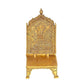 Brass Bhagwan Chowki Palki for Idol Statue Temple Home Decor | Height : 7 Inches