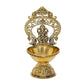 Fine Bronze Ganesh Diya Oil Lamp for Diwali Pooja Gift Decoration Showpiece (Height 5.5 Inch)