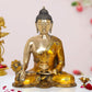 Brass Buddha Statue - Handcrafted Spiritual Decor for Home and Office - Meditating Buddha Idol (Height 24 Inch)