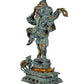 Brass Dancing Ganesha Ganesh Murti Idol Statue Idol (Height 19 inch)