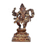 Brass Dancing Ganesha with Lakshmi Idol Ganesha Height 6.1 Inch