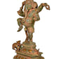 Brass Lord Dancing Ganesha Murti - Religious Statue for Home Temple (Height 19 Inch)