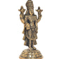 Brass Lord Tirupati Bala Ji Idol Statue for Home Temple Office Figurine Showpiece (Height 7.5 Inch)