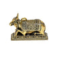 Brass Nandi Cow Statue Idol Murti On Base Decorative Item for Home | Height : 2 Inch