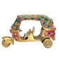 Brass Auto Rickshaw Tuk-Tuk Indian Vehicle Showpiece for Home and Office Decor Decorative Sculpture Figure (Height: 3 Inch)