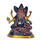 Brass Statue of Dattatreya Idol Dattatreya Religious Statue Sitting Statue of Dattatreya Height 6.4 Inch