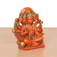 Resin Panchmukhi Hanuman Idol (Height 5.5 Inch) (Orange)
