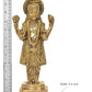 Brass Dhanvantri The Physician of God Statue for Home Office Decor Diwali Pooja Mandir,(Height 12.5 Inch)