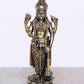 Super Fine Brass Lord Vishnu Idol Statue for mandir Temple Showpiece, (Height 7 Inch)