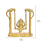 Brass Swing for Your Favourite God Jhula Hanging Bells with Chain & Kirtimukha Idol Swing Statue Any God Jhoola Murti for Home Decor Office Mandir