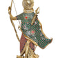 Brass Lord Rama Statue with Stonework Ram ji with Dhanush Idol Statue for Home Decor Pooja Mandir (Height 24 inch)