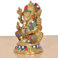 Brass Lord Ganesha Idol (Height 8 Inch)