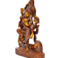 Brass Shiva and Parvati Dancing Ardhanrishvara Murti Religious Statue for Home Temple Decor (Height : 17 inch)