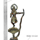 Brass Krishna Bhagwan Murti Dancing on Kaliya Naag - Religious Statue for Home Temple Pooja Mandir Office Decor (Height 13 Inch)