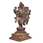 Brass Dancing Ganesha with Lakshmi Idol Ganesha Height 6.1 Inch