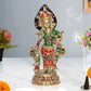 Brass Radha Idol Statue Radha Rani Murti Sculpture for Home Office Pooja Mandir Decor (Height 12 inch)