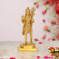 Brass Lord Shiva Standing Statue Home Temple Office Figurine Showpiece (Height 9 Inch)