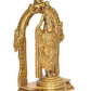 Brass Lord Tirupati Bala Ji Idol Statue for Home Temple Office Decor Figurine Showpiece (Height 7.5 Inch)