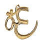 Brass OM Wall Hanging Sculpture (Height: 6 Inch) (Multicolor 1)