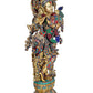 Brass Lord Krishna Murti for Gift Idol Statue Large Size Krishna Playing Flute 29 Inches