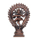 Copper Idol Natraja Dancing Shiva Idol Decoretive Showpiece for Home and Office (Height: 4.5 Inch)