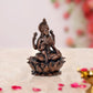 Copper Lakshmi Laxmi Statue Idol Murti for Home Temple Office Mandir, (Height: 3.5 Inch)