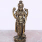 Super Fine Brass Lord Vishnu Idol Statue for mandir Temple Showpiece, (Height 5 Inch)