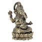 Super Fine Brass Lord Ganesha Ganpati Idol Vinayak Religious Statue Murti (Height: 2Inch)