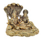 Fine Brass Maa Lakshmi with Lord Vishnu On Sheshnag Idol Statue for The Puja Temple at Home in Brass - (Height 5 Inch)