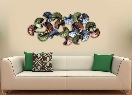 Iron Wiser Wrought Wall Mounted Art (Height: 21 Inches)