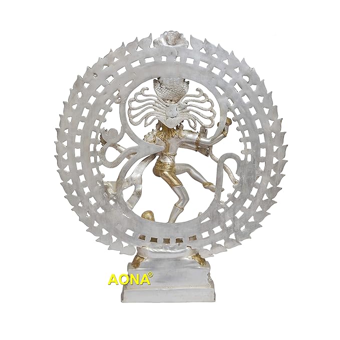 Om Nataraja Brass Statue Width 20 Inches Height 24 Inches