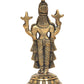 Brass Lord Tirupati Bala Ji Idol Statue for Home Temple Office Figurine Showpiece (Height 7.5 Inch)