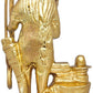 Brass Parshurama with Shiva Linga, Height: 7 Inch