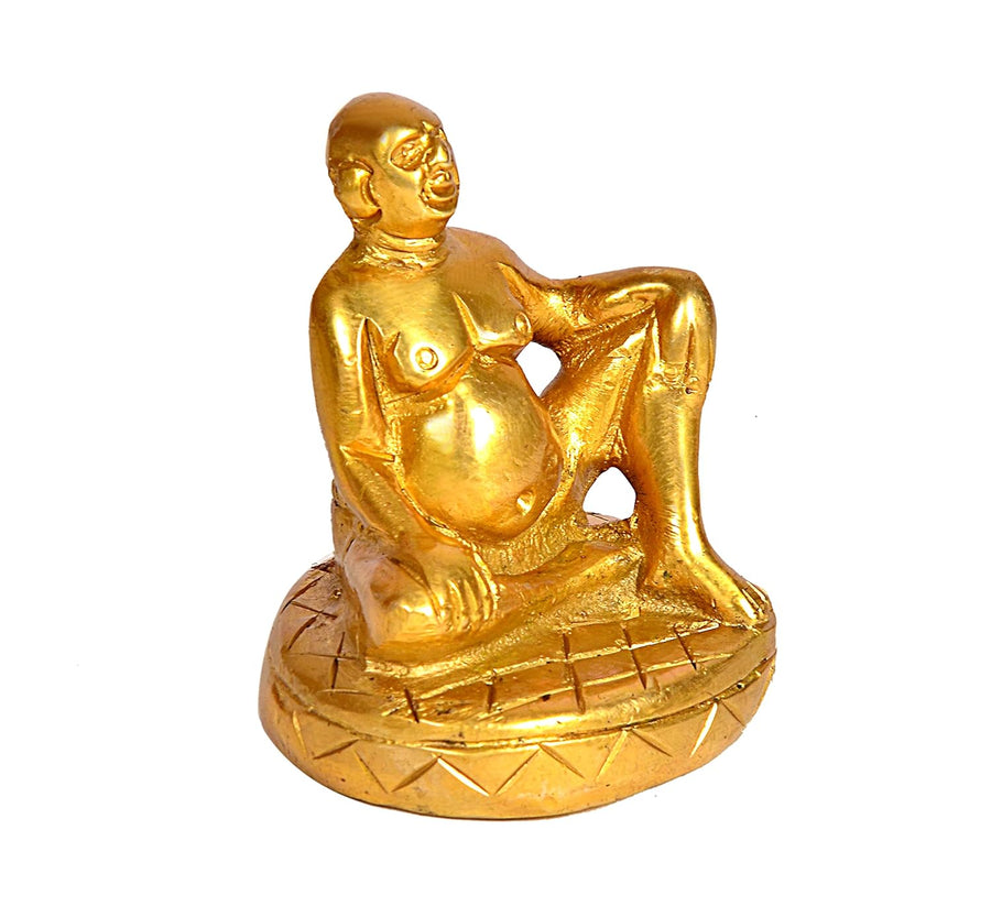 Brass Swami Samarth Akkalkot Idol (Height :2.4 Inches) Craft Detail